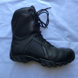 Black work boots